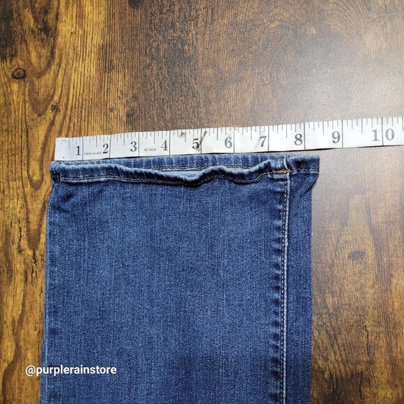 Eddie Bauer Jeans 20 T Slightly Curvy Baby Boot High Rise Medium Wash Western - Picture 11 of 13